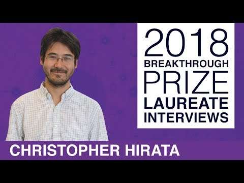 Christopher Hirata: 2018 New Horizons in Physics laureate