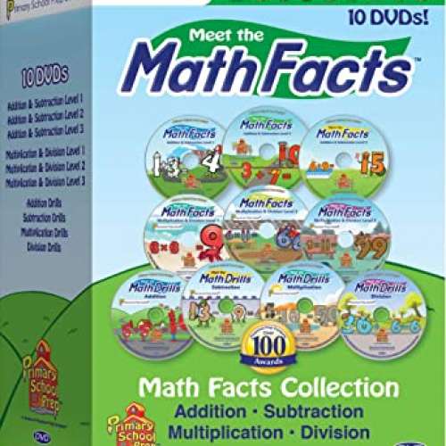 Meet the Math Facts 10 DVD set