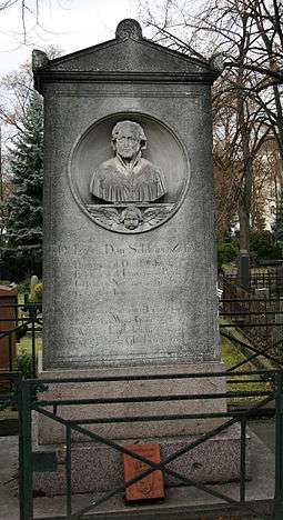 His grave in Berlin