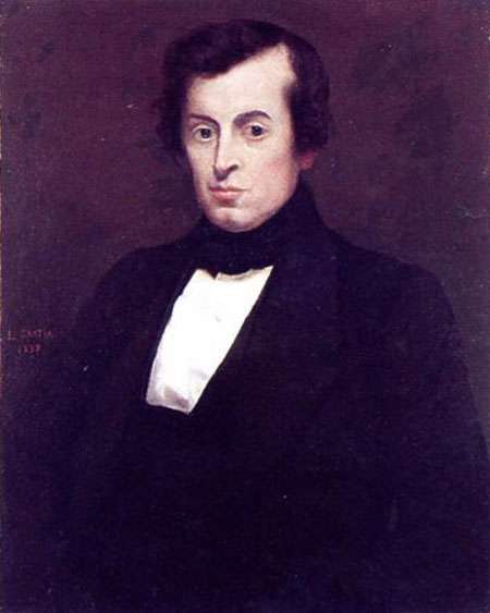 Chopin by Gratia, 1838