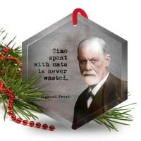 Sigmund Freud Christmas Ornament
