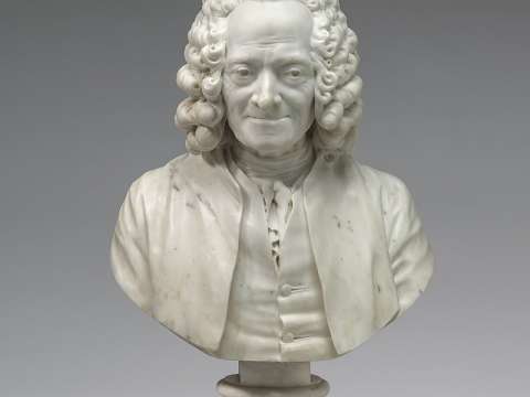 Jean-Antoine Houdon, Voltaire, 1778, National Gallery of Art