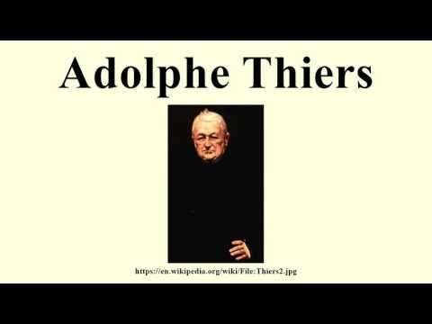 Audio short Bio of Adolphe Thiers