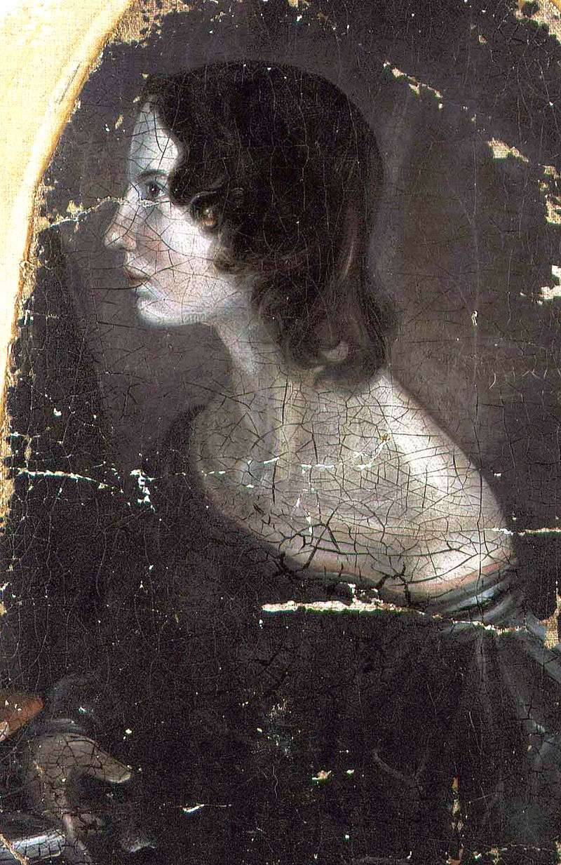 Disputed portrait made by Branwell Brontë about 1833. Sources disagree whether this image is of Emily or Anne.