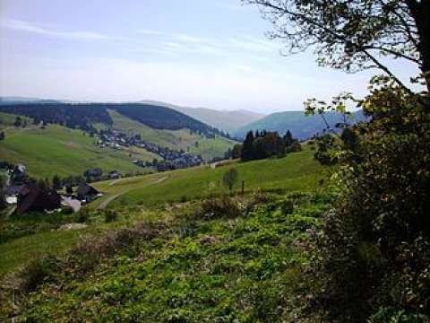 View from Heidegger's vacation chalet in Todtnauberg. Heidegger wrote most of Being and Time there.