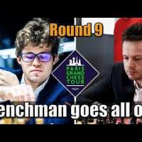 Magnus Carlsen vs Étienne Bacrot - The Frenchman goes all out - Paris Round 9 - GCT 2017