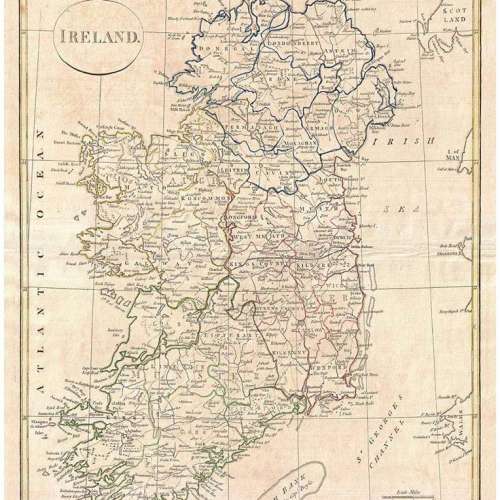 Map of Ireland Poster