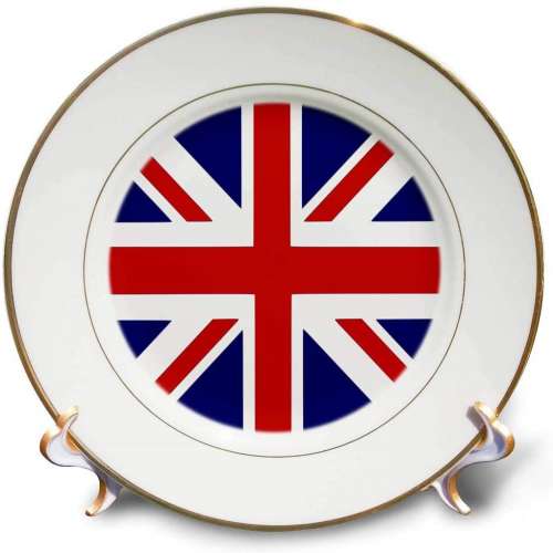 Union Jack Porcelain Plate