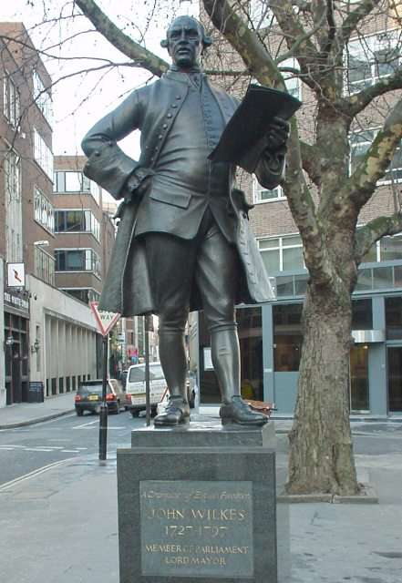 Statue of John Wilkes (Fetter Lane, London)