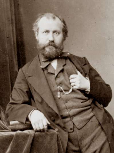 Charles Gounod, a mentor and inspiration to Bizet in the latter's Conservatoire years