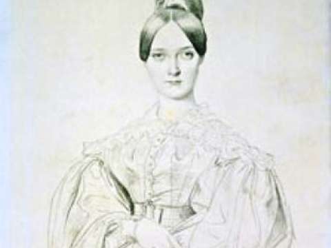 Portrait of Elise Thiers by Ingres (1834).