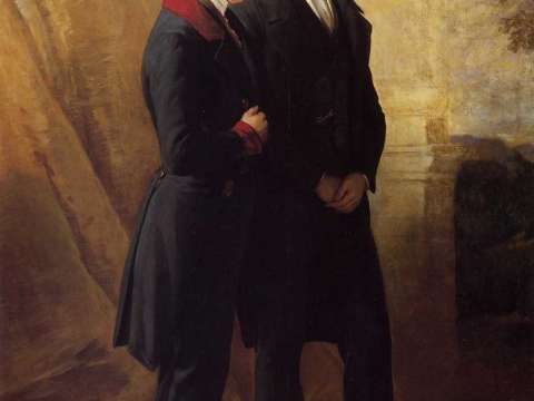 The Duke of Wellington, Prime Minister 1828–1830, with Peel