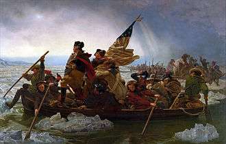 Washington Crossing the Delaware, Emanuel Leutze (1851)