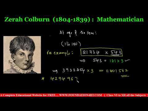 Zerah Colburn (1804-1839) || The Great Mathematician's Trick ||