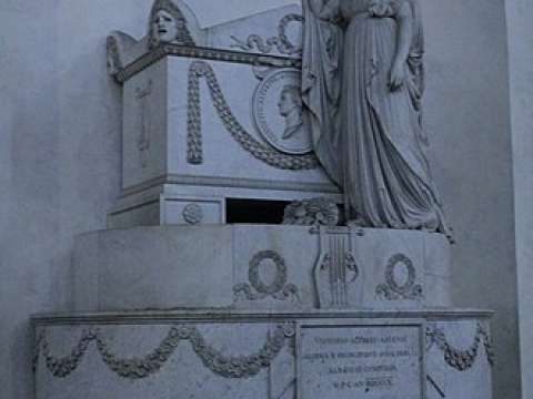 The tomb of Vittorio Alfieri, Santa Croce, Florence