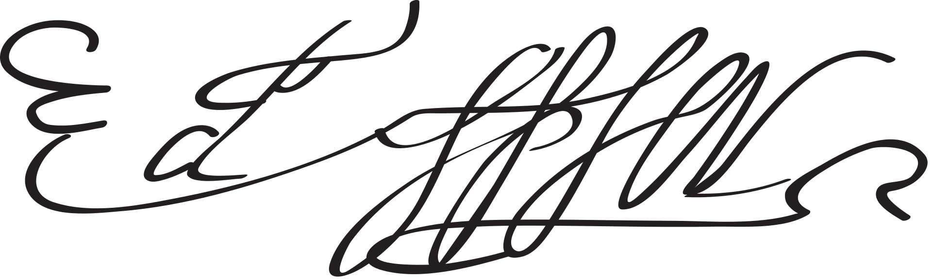 Edmund Spenser Signature