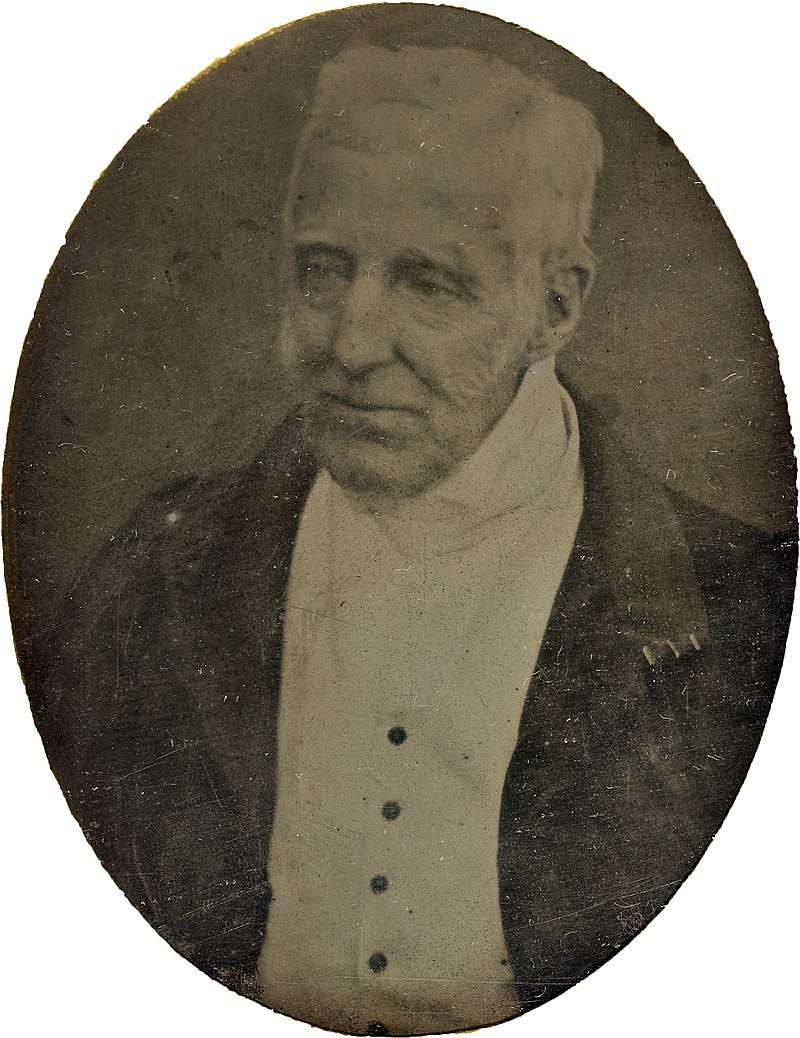 Daguerreotype of the Duke of Wellington, then aged 74 or 75, by Antoine Claudet, 1844