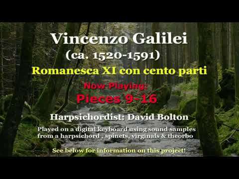Vincenzo Galilei (ca. 1520-1591): Romanesca undecima con cento parti