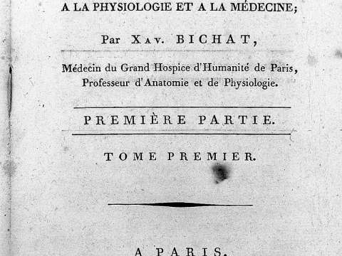 Title page of Anatomie générale