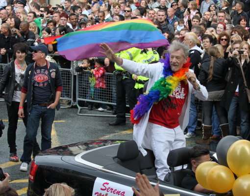 McKellen at Manchester Pride 2010