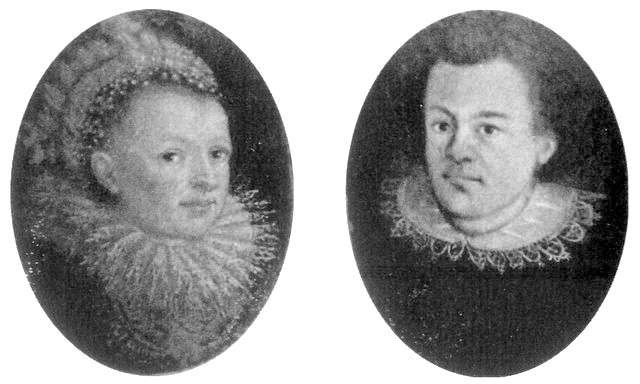 Portraits of Kepler and his wife