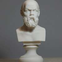 Socrates Head Bust
