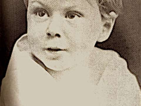 Russell as a four-year-old