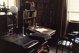 Newman's desk in the Birmingham Oratory