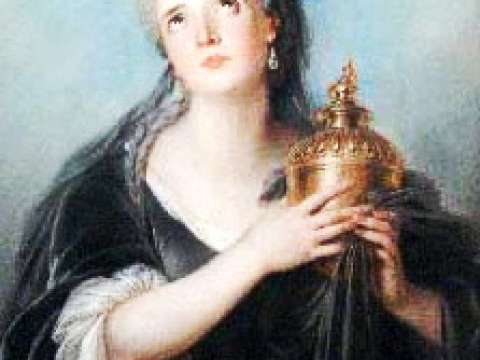 Adrienne Lecouvreur as Cornelia in The Death of Pompey