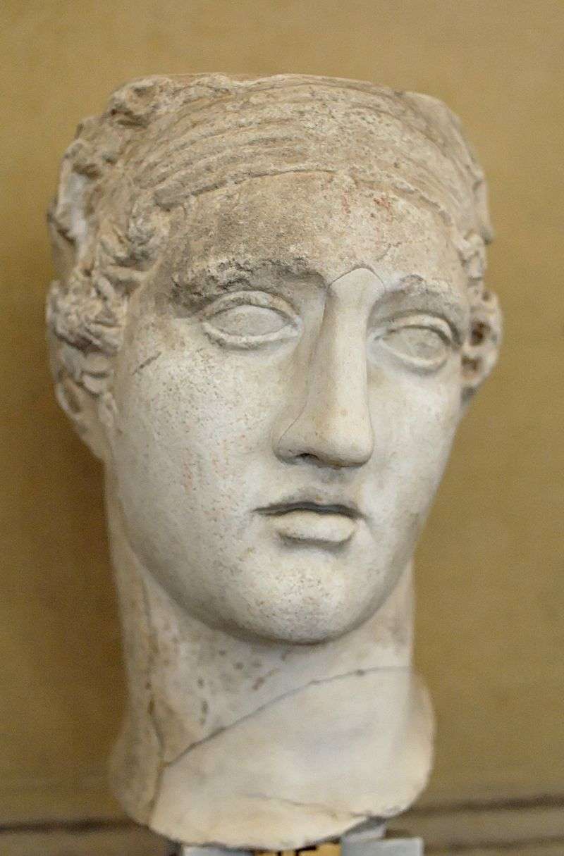 Head of Aphrodite. Phidian style