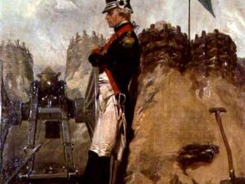 Alexander Hamilton in the Uniform of the New York Artillery, by Alonzo Chappel (1828–1887)