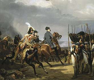 Napoleon reviewing the Imperial Guard before the Battle of Jena