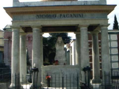 Tomb of Paganini in Parma, Italy