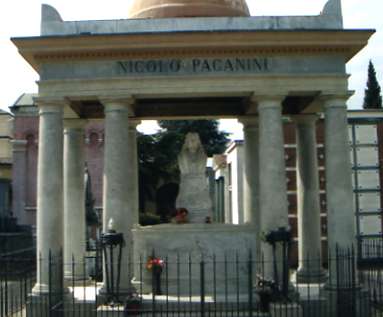 Tomb of Paganini in Parma, Italy