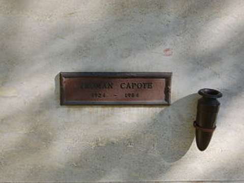 Truman Capote's marker at Westwood Village Memorial Park