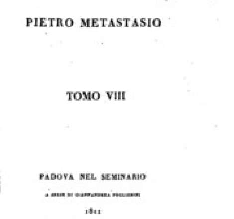 Opere di Pietro Metastasio
