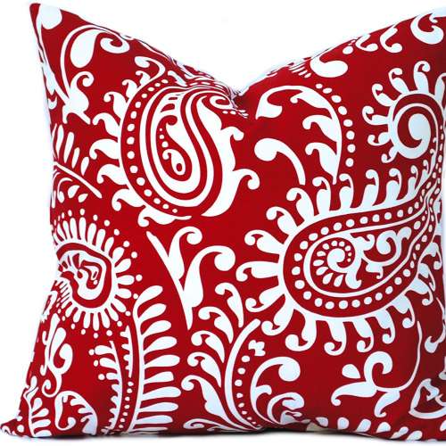 Dutch Red Pillow Cover