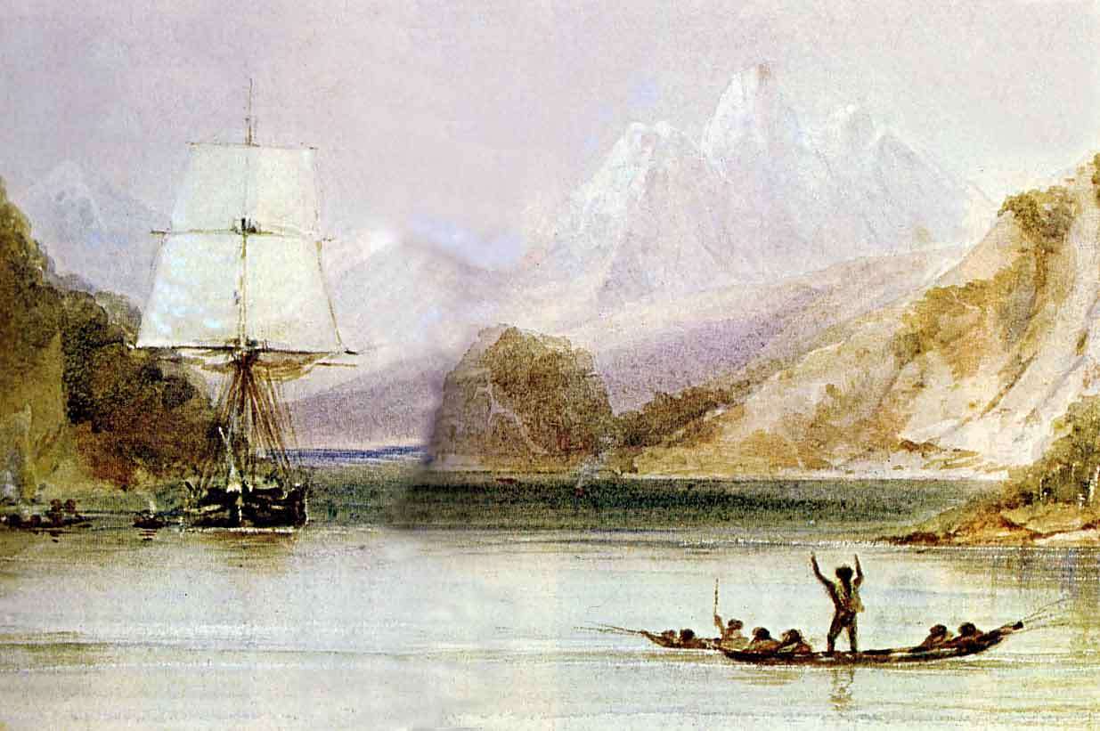 As HMS Beagle surveyed the coasts of South America, Darwin theorised about geology and extinction of giant mammals.