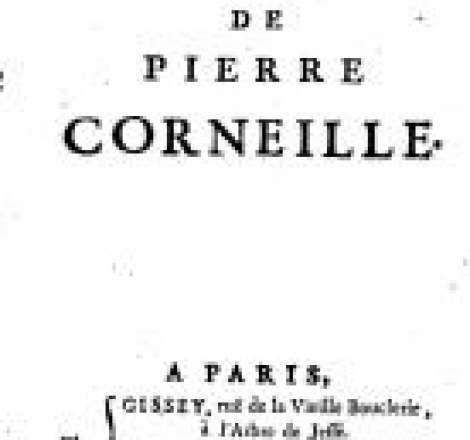 Œuvres diverses de Pierre Corneille
