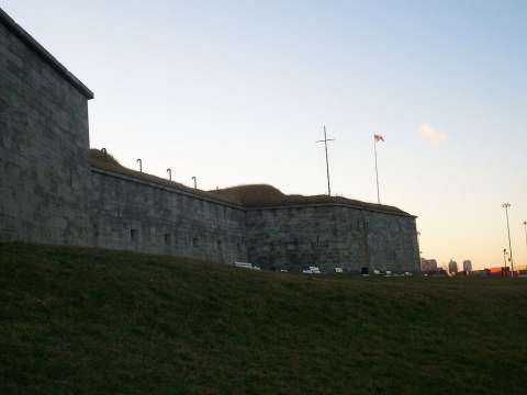 Poe was first stationed at Boston's Fort Independence while in the Army.