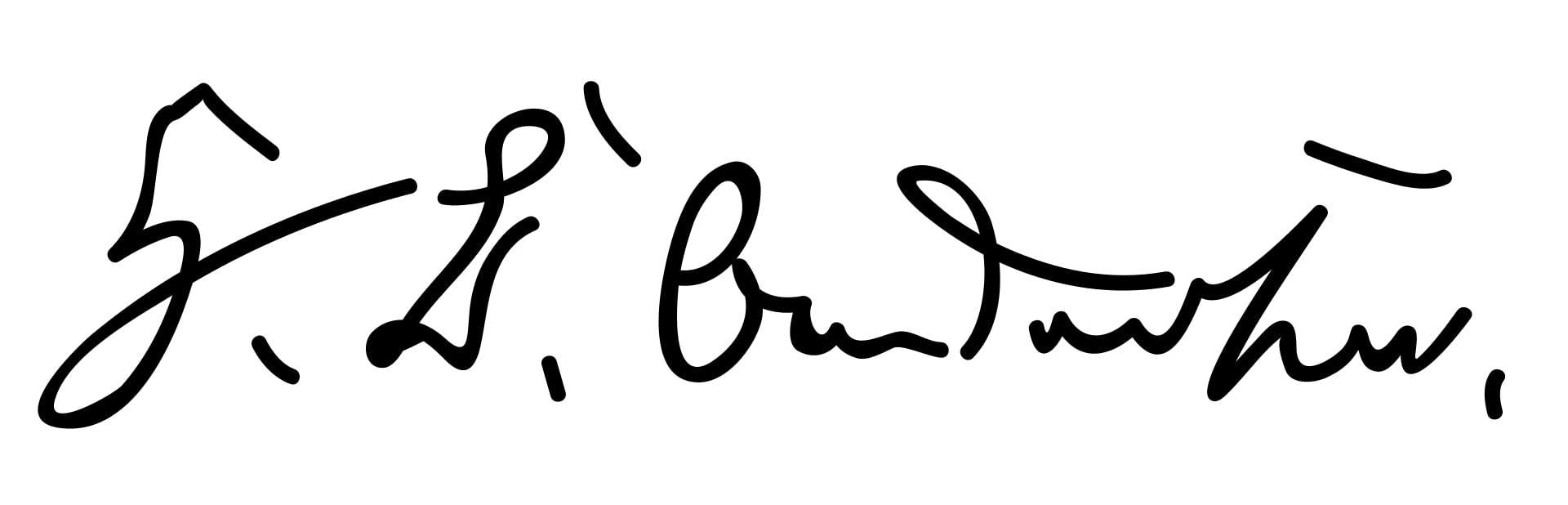 Hans Christian Andersen Signature