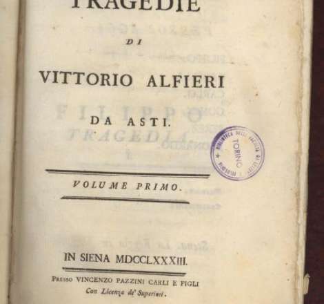 Tragedie di Vittorio Alfieri da Asti - Volume 1