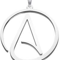 Atheist Stainless Steel Necklace