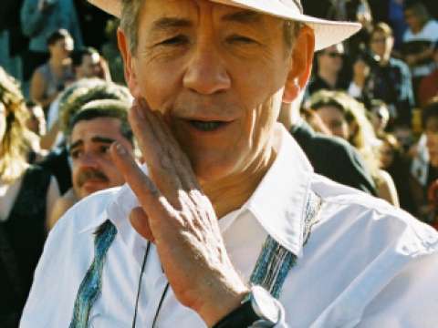 McKellen at the world premiere of The Lord of the Rings: The Return of the King in Wellington, New Zealand, 1 December 2003