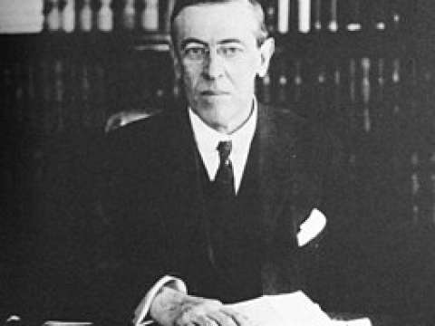 Roosevelt supported Governor Woodrow Wilson in the 1912 presidential election.