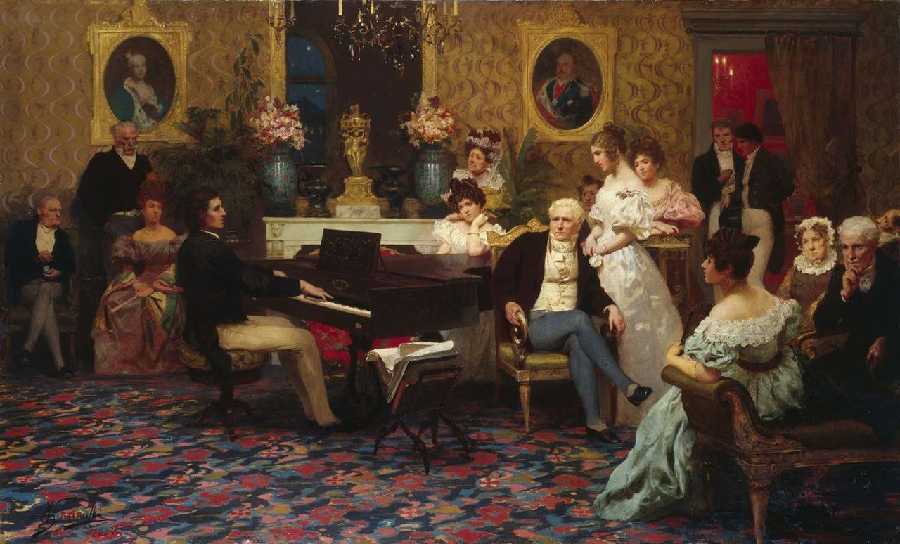 Chopin plays for the Radziwiłłs, 1829