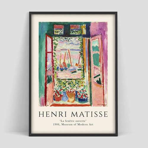 Henri Matisse Das offene Fenster Poster