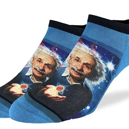 Good Luck Men's Ankle Sock Albert Einstein