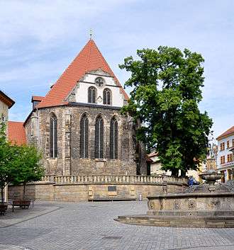 The church in Arnstadt where Bach had been the organist from 1703 to 1707. In 1935 the church was renamed to 