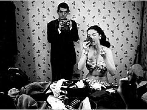 Kubrick with showgirl Rosemary Williams in 1949